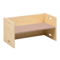 Cube bench 72 x 36 cm | antique pink