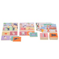 What goes together - professions | Educo | game box | KERNWOORD.