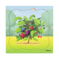 In the forest - bundle pack | Educo | Layer puzzle | 5 puzzles | GROEIGEHEIM.