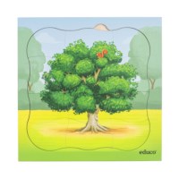 In the forest - bundle pack | Educo | Layer puzzle | 5 puzzles | GROEIGEHEIM.