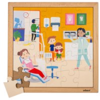 Healthcare – dentist | Educo | jigsaw puzzle | 25 puzzle pieces | GEZOND.