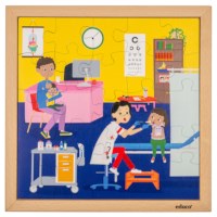Healthcare – doctor | Educo | jigsaw puzzle | 25 puzzle pieces | GEZOND.
