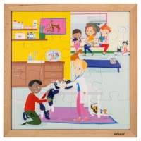Healthcare – bundle pack | Educo | jigsaw puzzle | 4 puzzles | GEZOND.