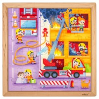 Emergency services - fire brigade | Educo | jigsaw puzzle | 36 puzzle pieces | ACTIE.