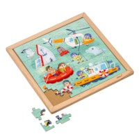 Emergency services - coast guard | Educo | jigsaw puzzle | 64 puzzle pieces | ACTIE.