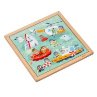 Emergency services - coast guard | Educo | jigsaw puzzle | 64 puzzle pieces | ACTIE.