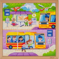 Transport  - bundle pack | Educo | jigsaw puzzle | 4 puzzles | REISTIJD.