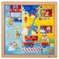 First responders - fire brigade | Educo | jigsaw puzzle | 36 puzzle pieces | ACTIE.