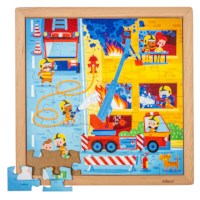 First responders - fire brigade | Educo | jigsaw puzzle | 36 puzzle pieces | ACTIE.