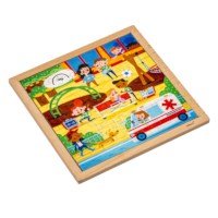First responders - police | Educo | jigsaw puzzle | 49 puzzle pieces | ACTIE..