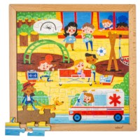 First responders - police | Educo | jigsaw puzzle | 49 puzzle pieces | ACTIE..