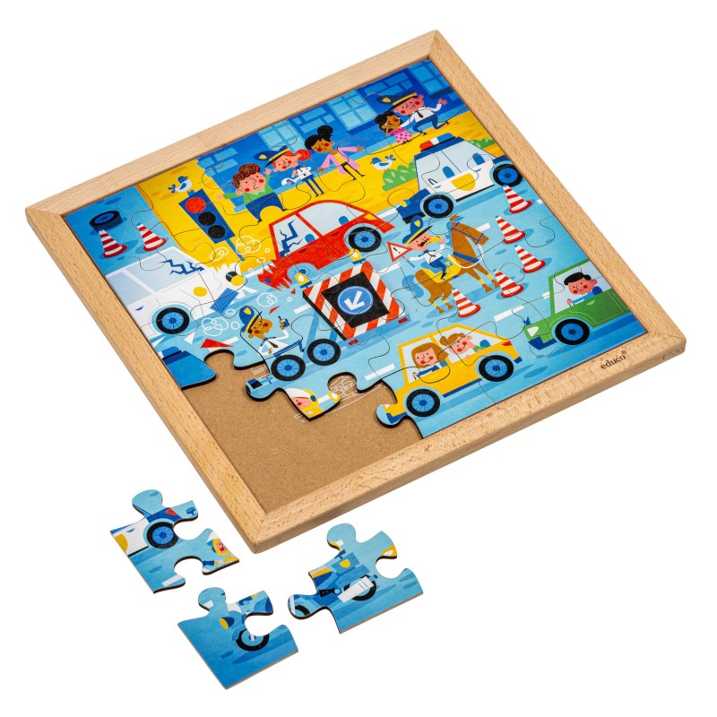 First responders - ambulance | Educo | jigsaw puzzle | 25 puzzle pieces | ACTIE.