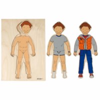 Getting dressed puzzle - boy