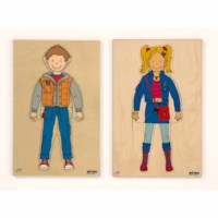 Getting dressed puzzle - boy