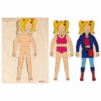 Getting dressed puzzle - girl