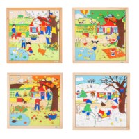 Season puzzles 2 - set of 4