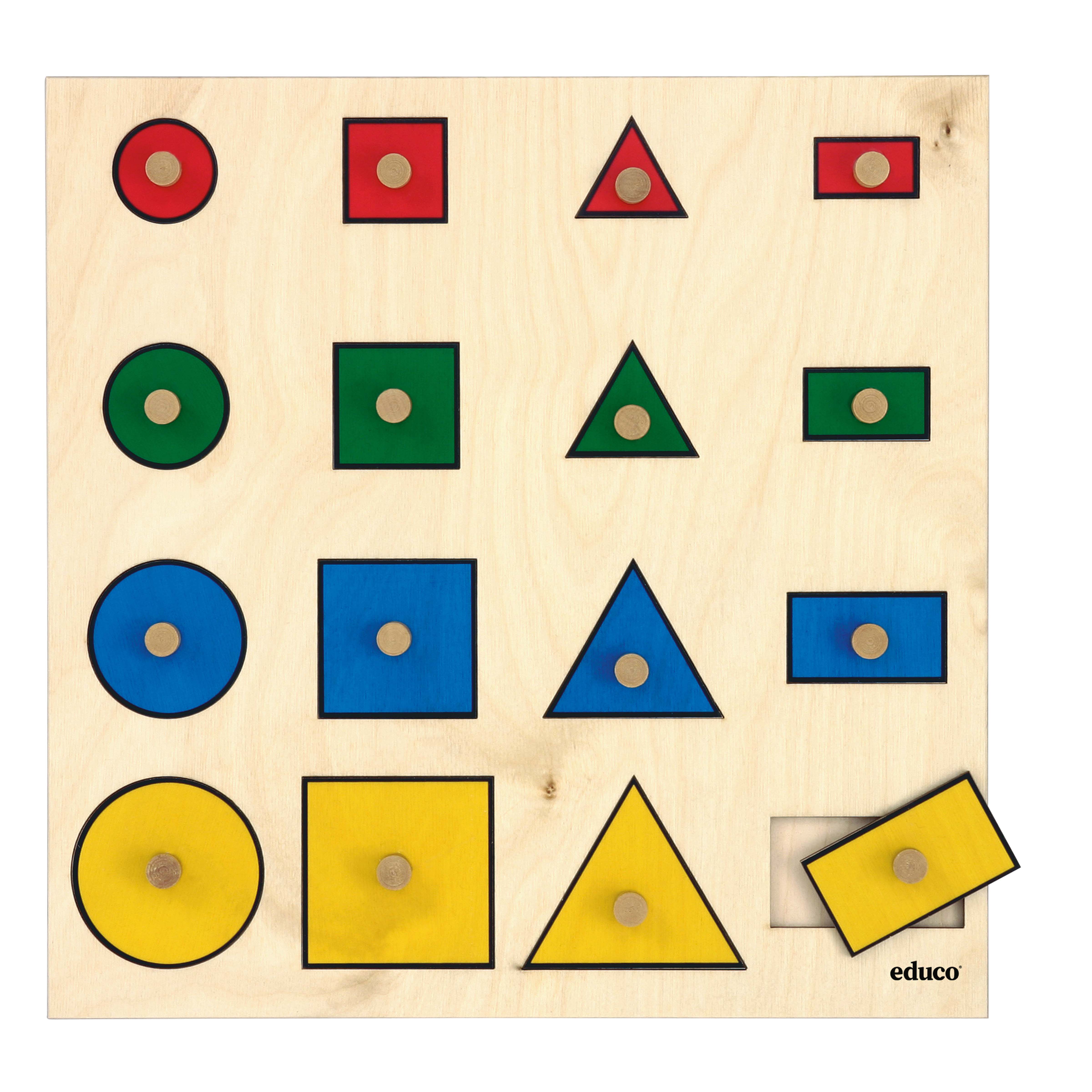 Geometric shapes puzzle Educo
