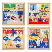 Health puzzles - set of 4