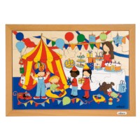 Children's activities puzzle - party