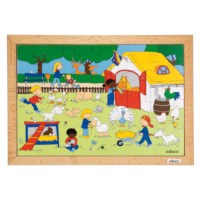 Children's activities puzzle - farm visit