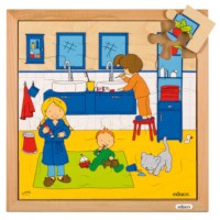 Hygiene puzzle - brushing your teeth