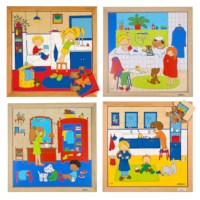 Hygiene puzzles - set of 4