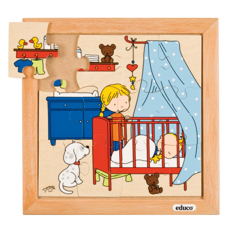 Baby puzzle - sleeping 