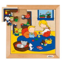 Baby puzzle - playing