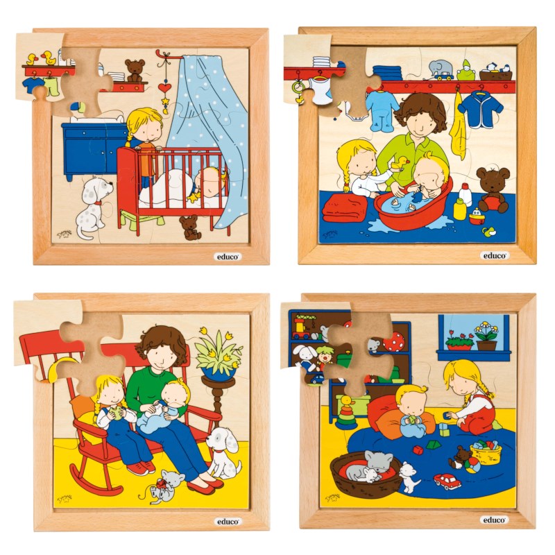 Baby puzzles - set of 4