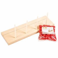 Find and count- additional red beads (100)