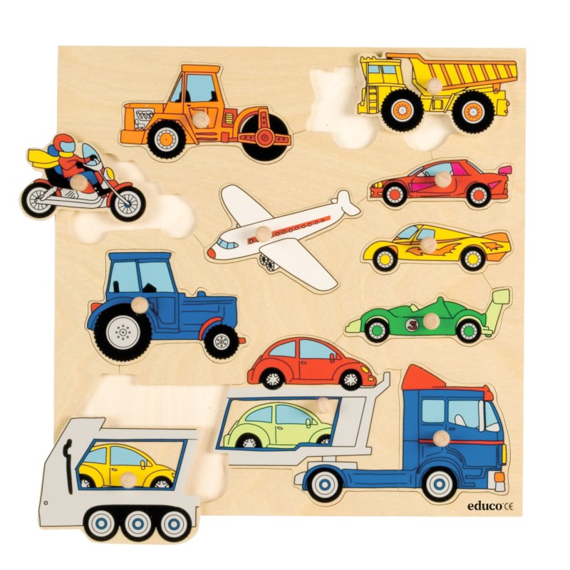 Knob puzzle - vehicles (11)