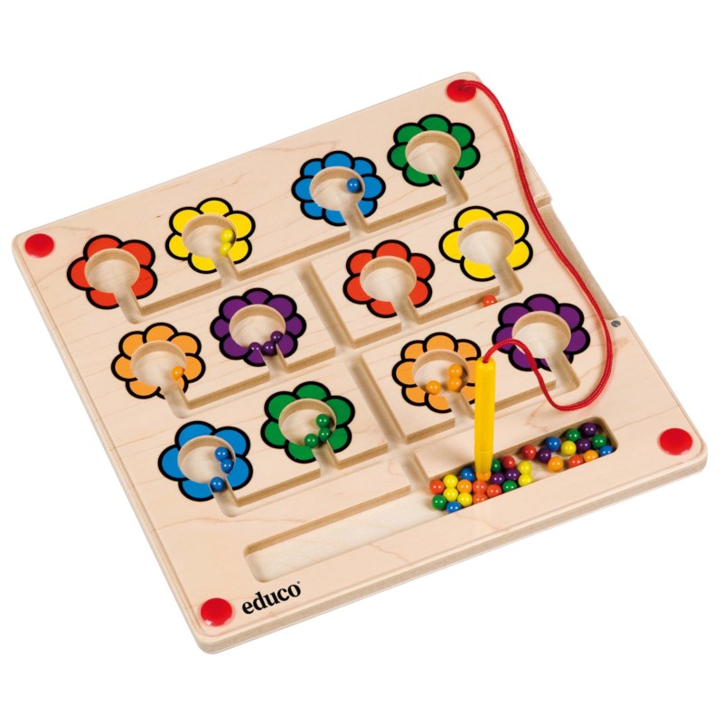 Motor skills board - flowers