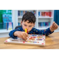Motor skills board - flowers