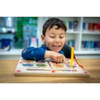 Motor skills board - flowers