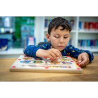 Motor skills board - flowers
