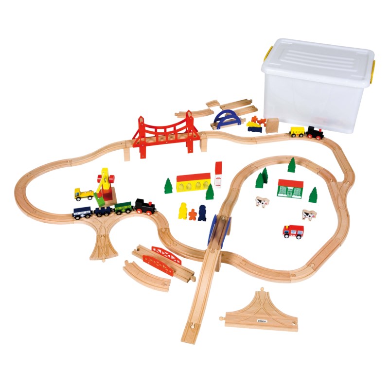 Railway train set