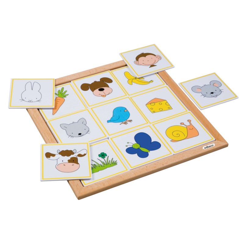 Sorting lotto - animals and their food