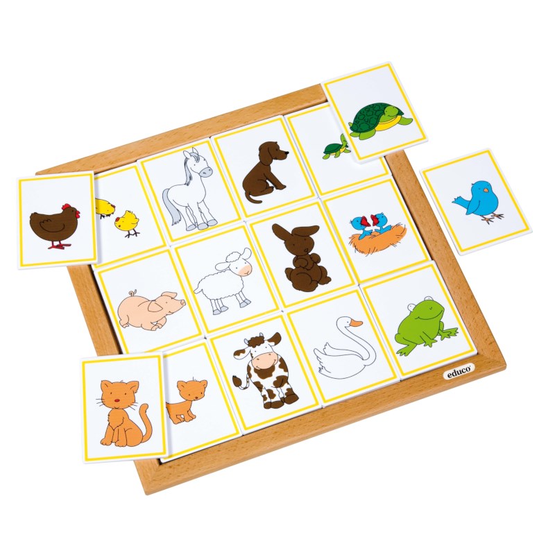 Sorting lotto - animals and their babies