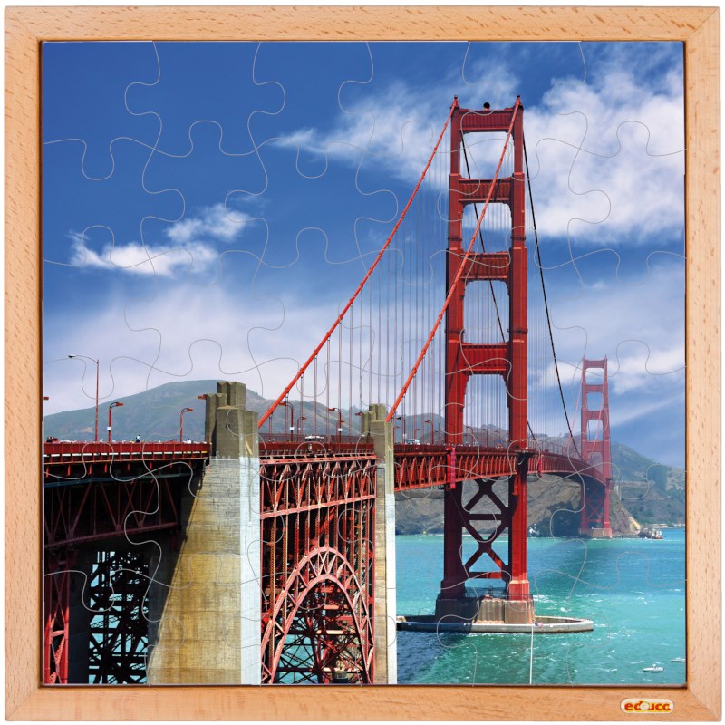 USA puzzle - Golden Gate 