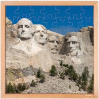 USA puzzle - Mount rushmore 