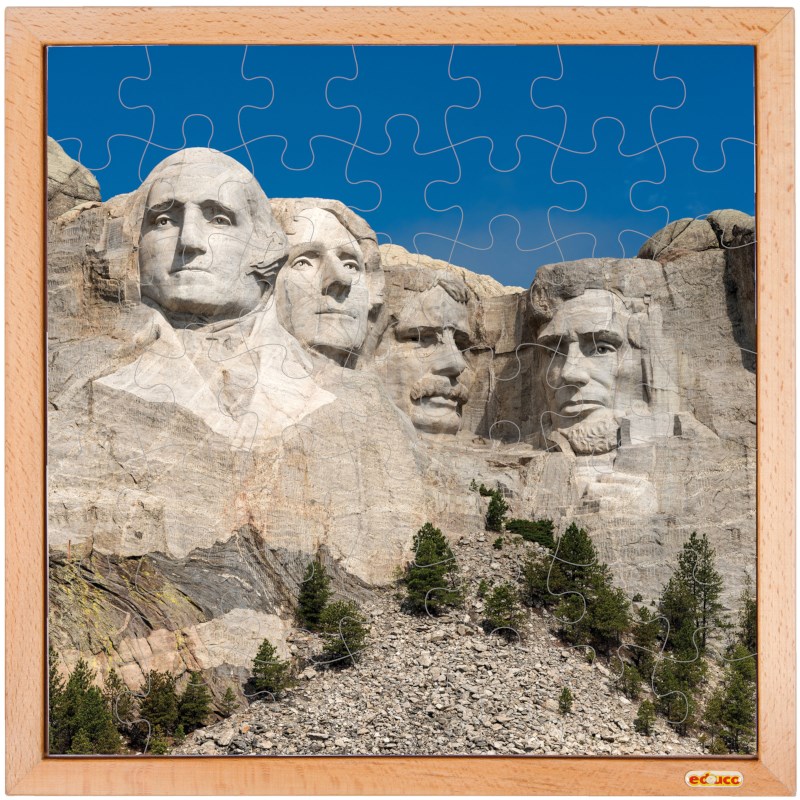 USA puzzle - Mount rushmore 