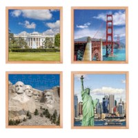 United States - bundle pack | Educo | Jigsaw puzzle | 4 puzzles | TREKPLEISTER.