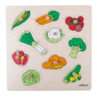 Knob puzzle - vegetables
