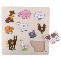 Knob puzzle -  farm