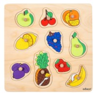 Knob puzzle - fruit