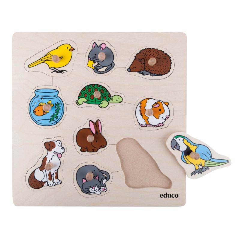 Knob puzzle - pets