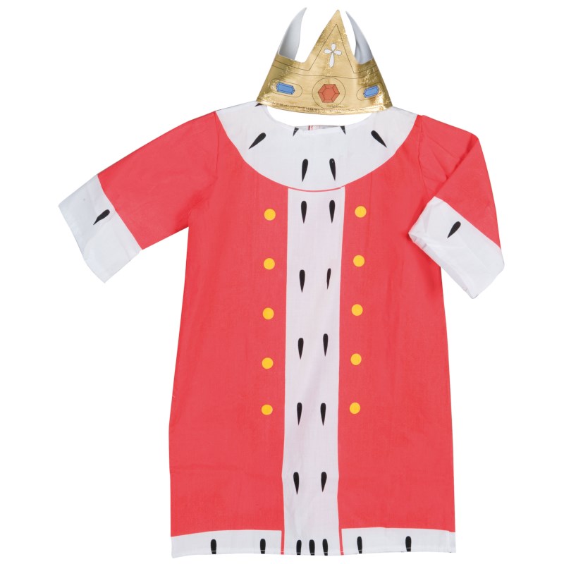 Dress up clothes - king (incl. crown)