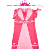 Dress up clothes - princess (incl. crown)